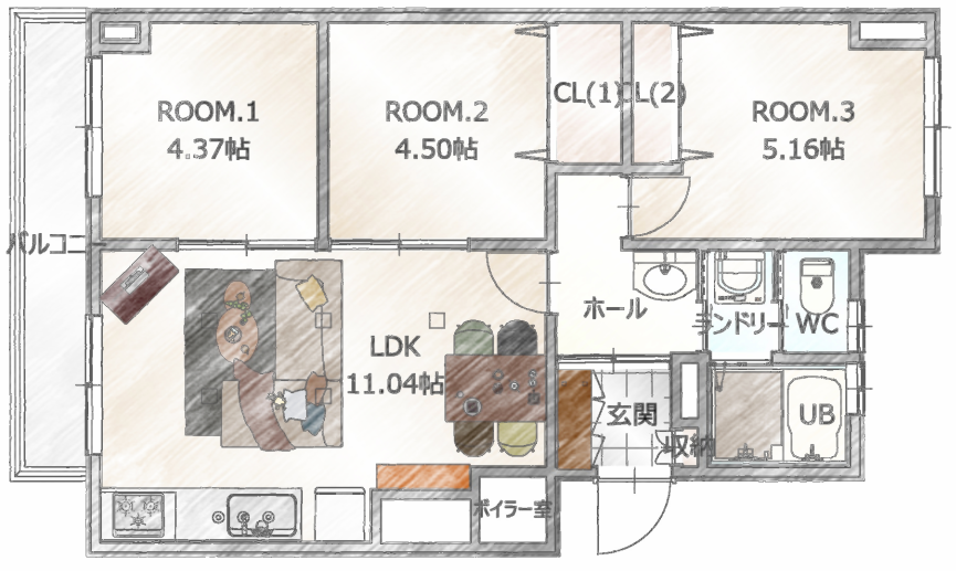 リノベ後イメージ -